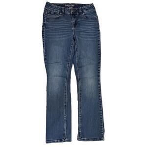 Maurices Jeans Size 4 Short Women Mid Rise Medium Wash Straight Stretch Denim